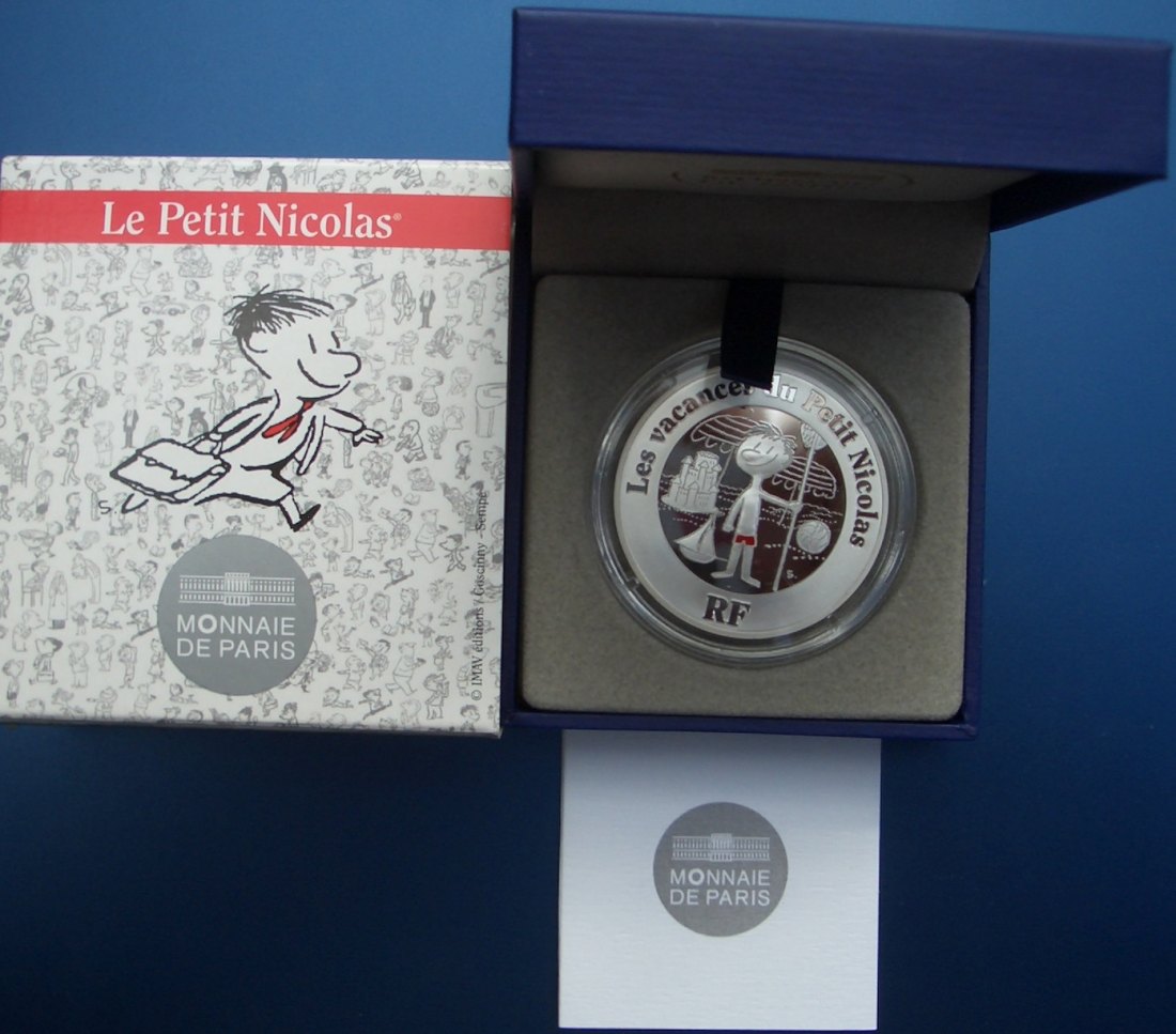 FRANKREICH 10€ 2014 LE PETIT NICOLAS FARB-SILBER ### RARITÄT / KAUM ANGEBOTEN ###