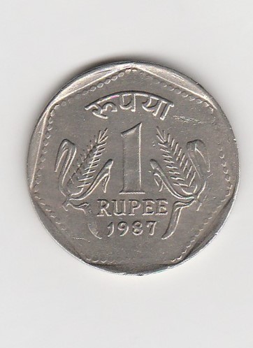  1 Rupee Indien 1987 (K183)   