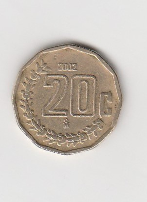 20 Centavos Mexiko 2002 (K213)
