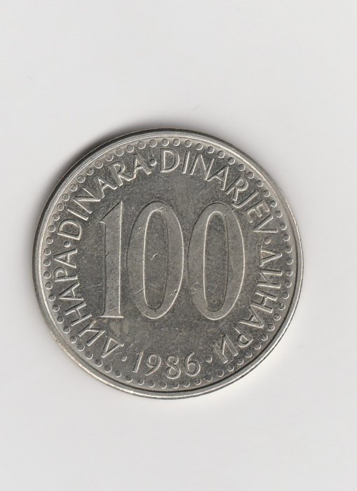  100 Dinar Jugoslawien 1986 (K285)   