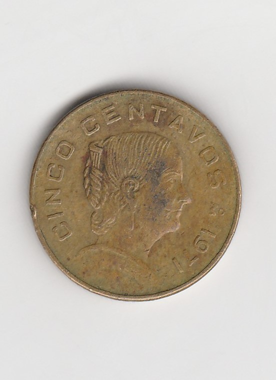  5 Centavos Mexiko 1971 (K288)   