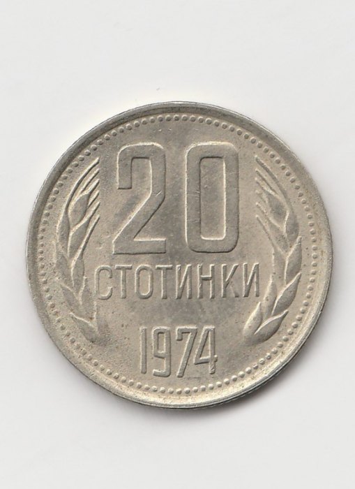  20 Stotinki Bulgarien 1974 (K289)   