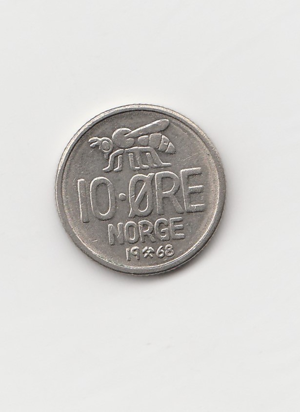  10 Ore Norwegen 1968 (K399)   