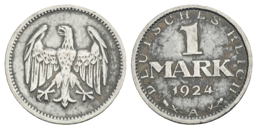  Deutsches Reich, 1 Mark, 1924 A   