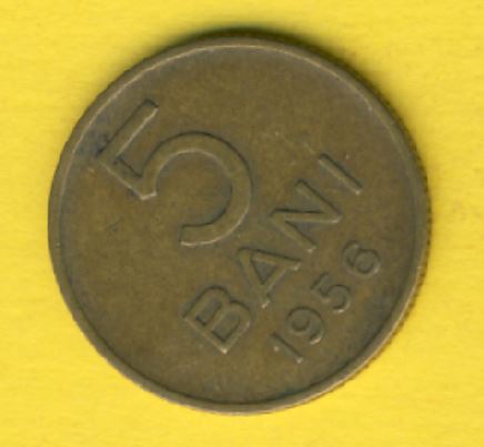  Rumänien 5 Bani 1956   