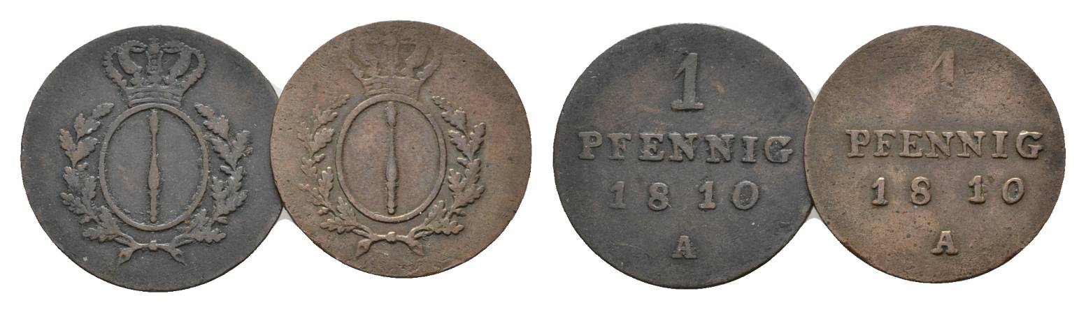  Preußen, 2 Kleinmünzen, 1810   