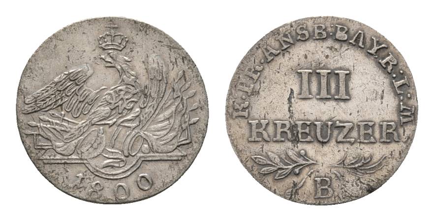  Preußen, 3 Kreuzer, 1800   