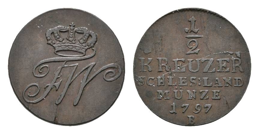  Preußen, 1/2 Kreuzer, 1797   
