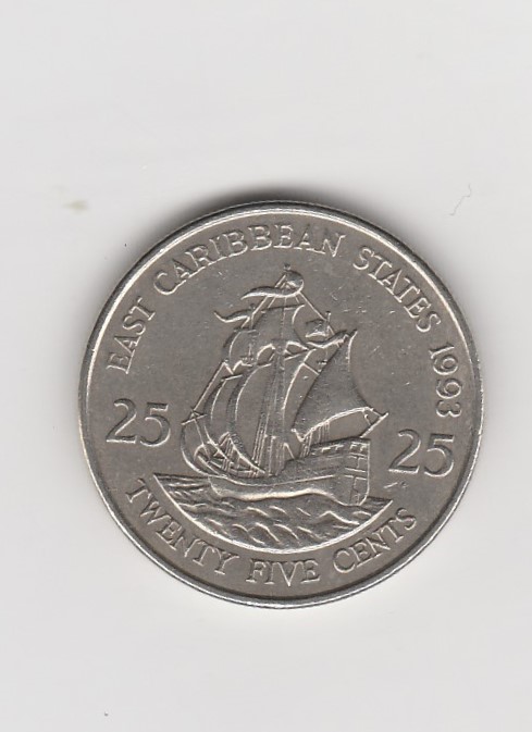  25 Cent Ost karibische Staaten 1993 (K511)   