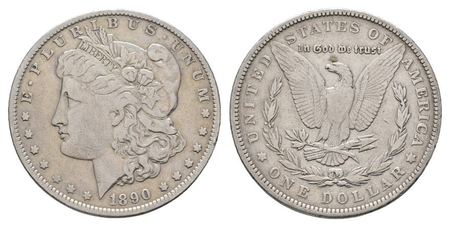  USA, ein Dollar 1890   