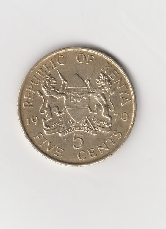  5 Cent Kenia 1970 (K539)   