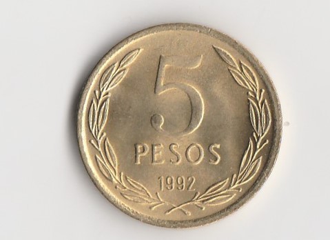 5 Pesos Chile 1992 (K553)