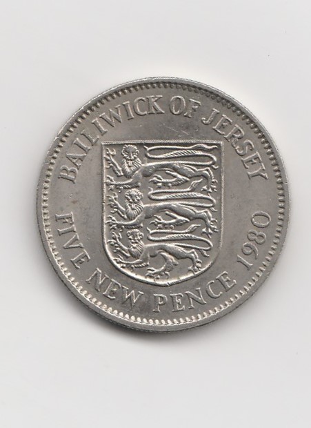 5 pence jersey 1980 (K566)
