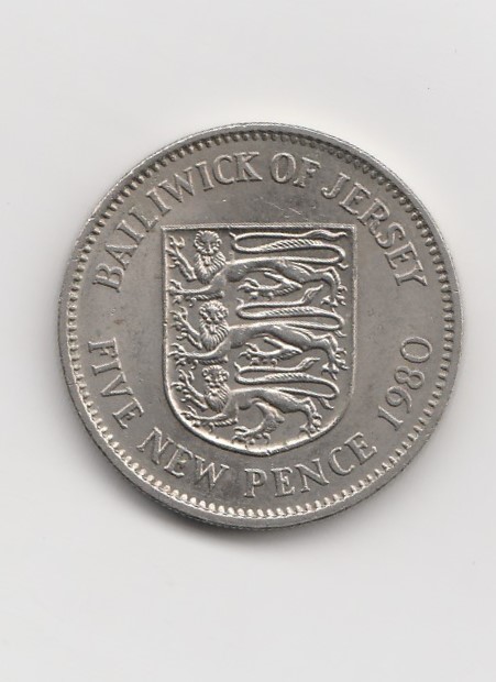  5 pence jersey  1980 (K566)   