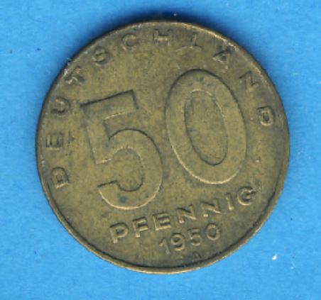  DDR 50 Pfennig 1950 A   