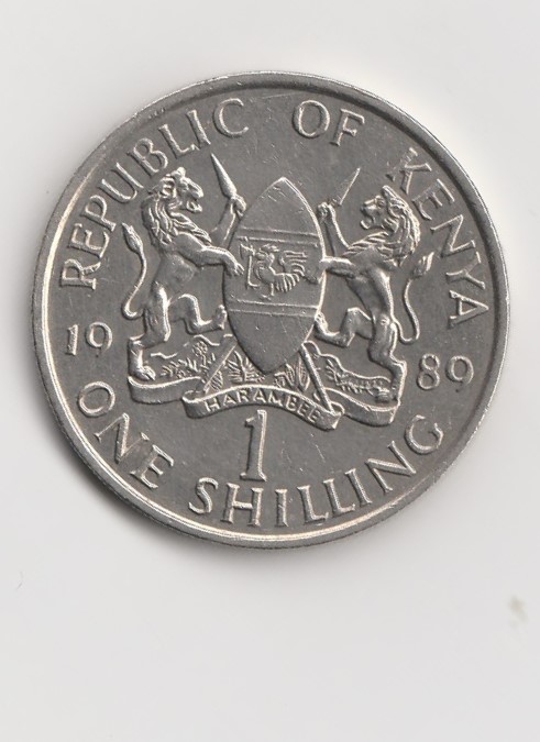  1 Shilling Kenia 1989 (K592)   