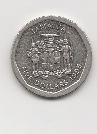  5 Dollar Jamaika 1995 (K597)   