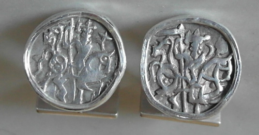 Manschettenknöpfe Silber