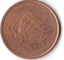 Frankreich (C207)b. 5 Cent 2002 siehe scan