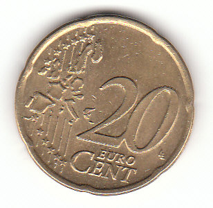 Niederlande (C210)b. 20 Cent 2001 siehe scan
