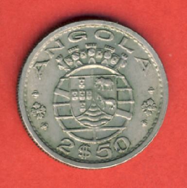  Angola 2 1/2 Escudos 1969   