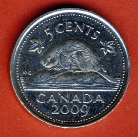  Kanada 5 Cents 2009   