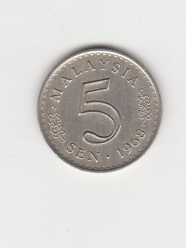  5 Sen Malaysia  1968 (K617)   