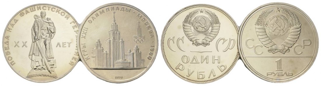  Russland, 1 Rubel 1979   