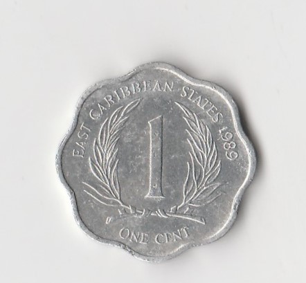  1 Cent Ost karibische Staaten 1989 (K627)   