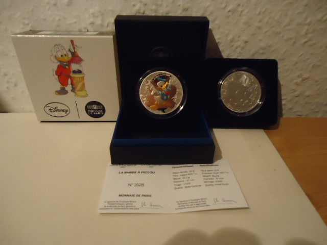 Frankreich Donald Duck - nur 3.000 10 € 2017 PP
