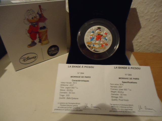 Frankreich Donald Duck - nur 500 50 € 2017 PP