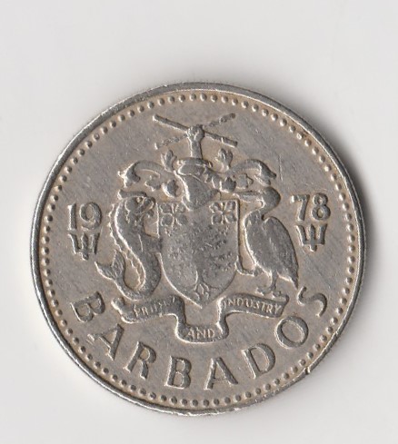  25 Cents Barbados 1978 (K640)   