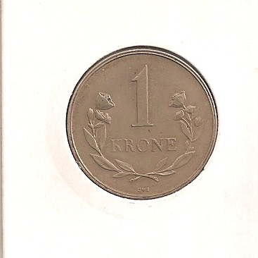  Grönland 1 Krone 1960 KM # 10a   