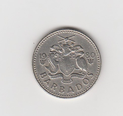 25 Cents Barbados 1980 (K669)   