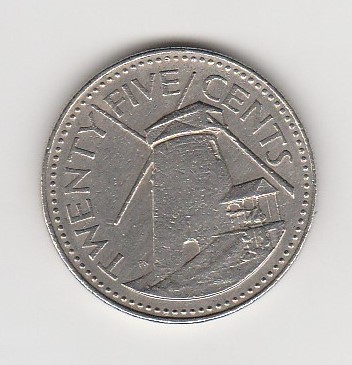  25 Cents Barbados 1980 (K669)   