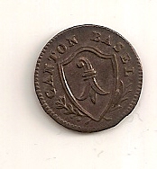  1 Rappen 1818 Schweiz - Canton Basel  Erhaltung! schöne Patina   