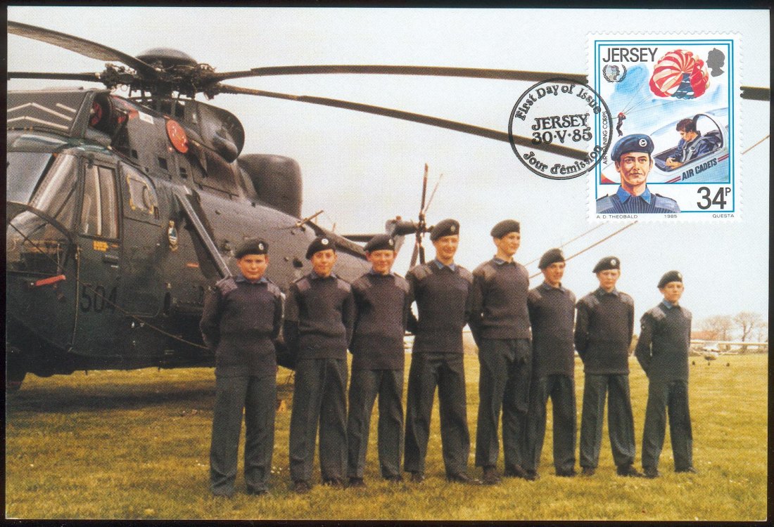Jersey Ersttagskarte AIR TRAINING CORPS Nr.2498 30.5.1985, farbig, I/II - RARE