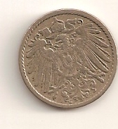  5 Pfennig 1894 G Deutsches Reich ss+   