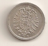  1 Pfennig 1917 D Deutsches Reich ss   