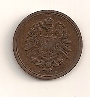  1 Pfennig 1876 G Deutsches Reich vz-   