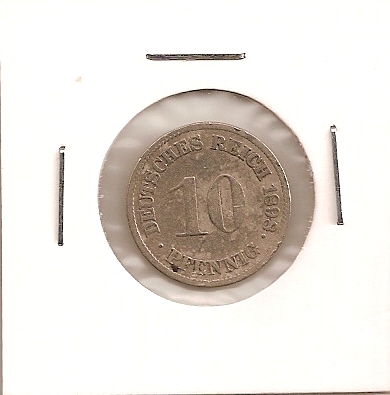  10 Pfennig 1898 G Deutsches Reich ss   