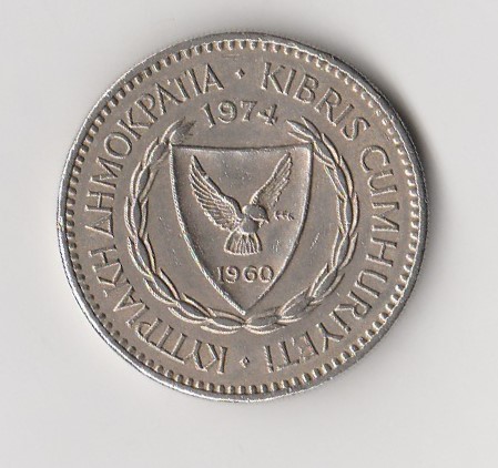  100 Mils Zypern 1974 (K691)   
