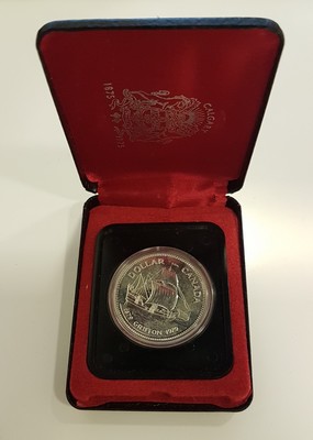  Kanada  1 Dollar  1979  FM-Frankfurt  Feingewicht: 11,66g Silber pp(leicht angelaufen)   