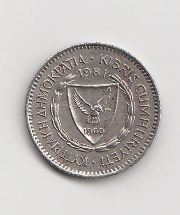  50 Mils Zypern 1981 (K694)   
