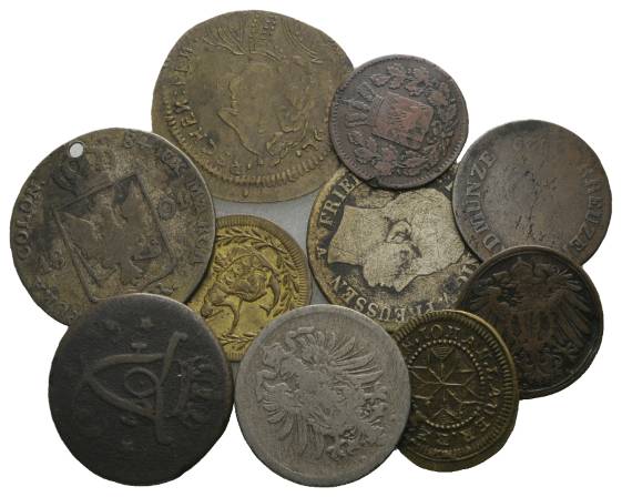  Altdeutschland, diverse Kleinmünzen   