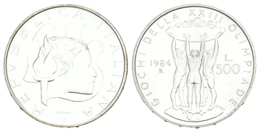  Italien, 500 Lire 1984   