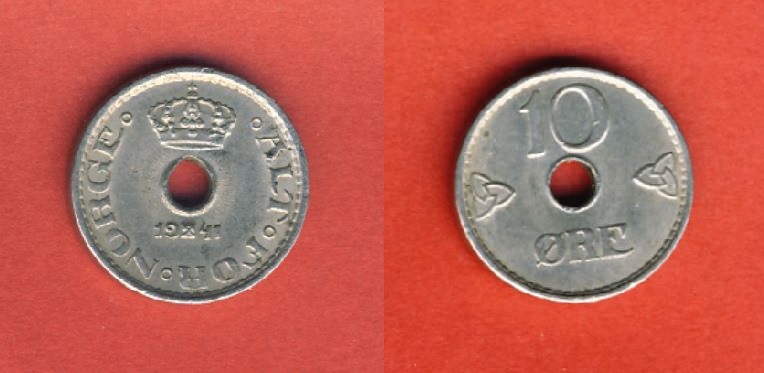  Norwegen 10 Öre 1941   