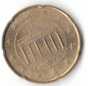 Deutschland (C219)b. 20 Cent 2003 G siehe scan