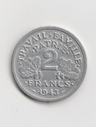 2 Francs Frankreich 1943 (K699)