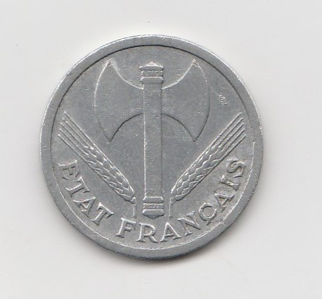  2 Francs Frankreich 1943  (K699)   